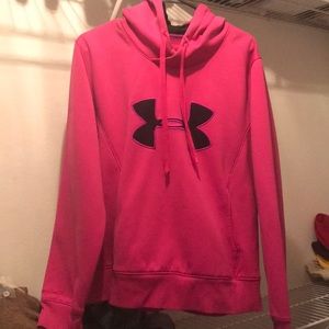 Hot pink under armor hoodie